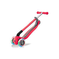 Globber Primo Foldable Lights Red Scooter