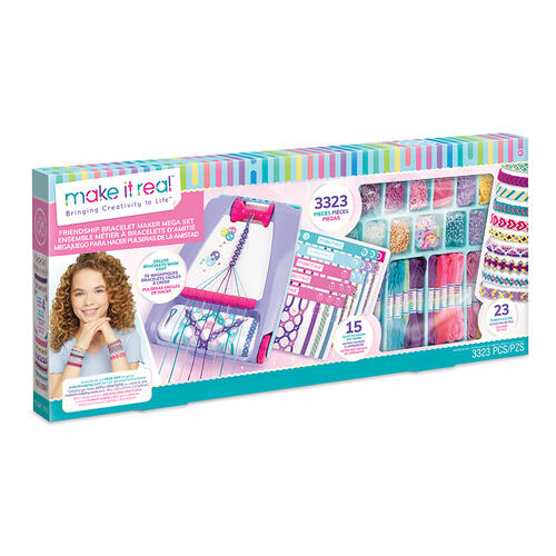 Make It Real Friendship Bracelet Maker Mega Set