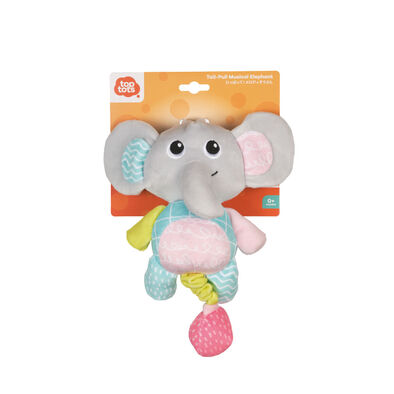 Top Tots Tail Pull Musical Elephant