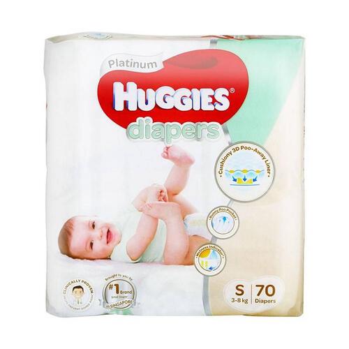 Huggies Platinum Diapers 70 Pieces Small 3 - 8Kg
