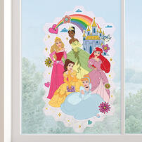 Make It Real Window Art: Multi Princess