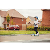 Globber Primo Foldable Lights Sky Blue Scooter