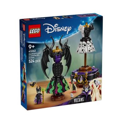 LEGO Disney Villains Maleficent&rsquo;s and Cruella De Vil&rsquo;s Dresses 43262