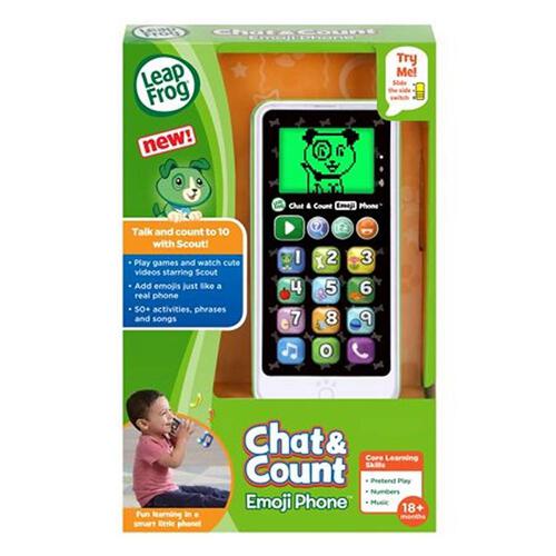 LeapFrog Chat and Count Emoji Phone (Green)