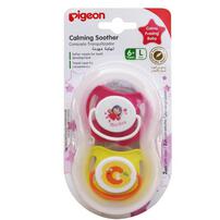 Pigeon Calming Soother Girl 2 Pieces Size L
