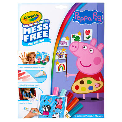 Crayola Peppa Pig Color Wonder Mess Free Coloring