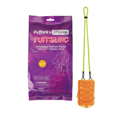 playpop Puffar&eacute; x playpop Inflatable Fashion Pouch - Sunrise Glow
