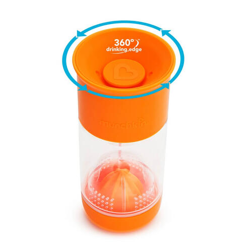 Munchkin 1-Pack 14oz Miracle Fruit Infuser Orange