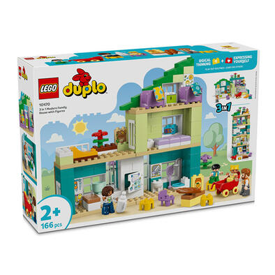 (Pre-Order) LEGO DUPLO Town 3 in 1 Modern Family House with Figures 10470 (Estimated Early Jan 2026)