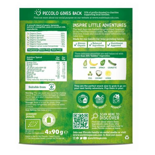 Piccolo Organic Green Go 4 Pack Babies R Us Singapore Official Website