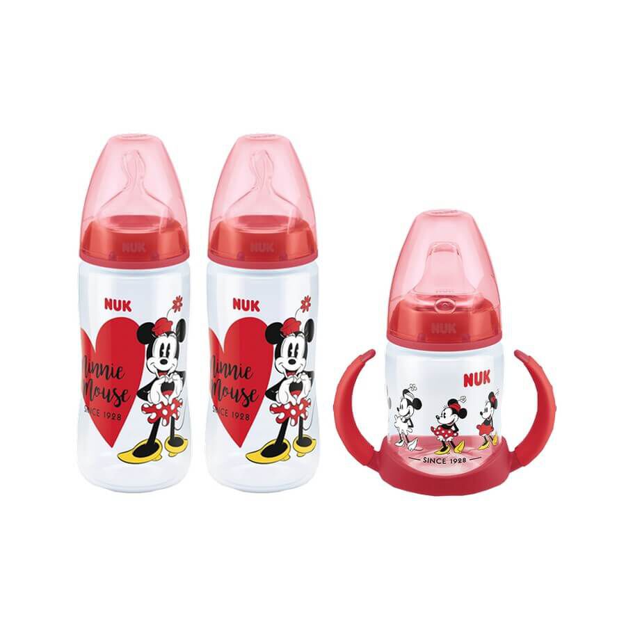 Nuk Mickey Minnie Bottles Promo Pack Assorted Babies