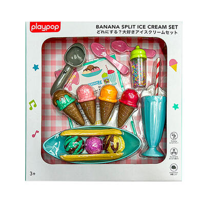 playpop Banana Split Ice Cream Set
