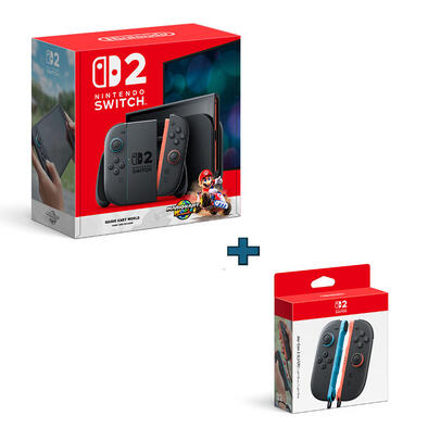 Nintendo Switch 2 & Mario Kart World Bundle + Joy-Con 2 (L)/(R) Bundle Set (Pre-Order) 