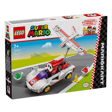 LEGO Super Mario Mario Kart &ndash; Shy Guy & P-Wing 72045