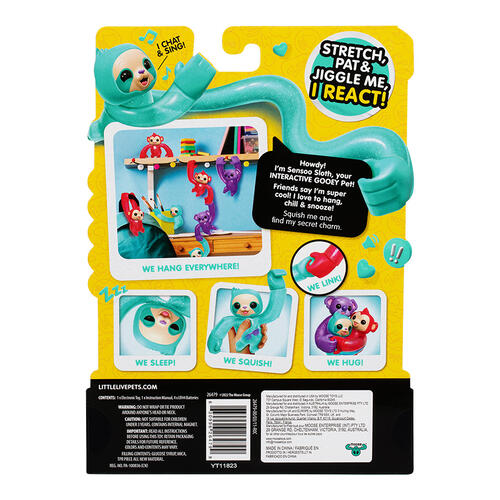 Little Live Pets: Hug n’ Hang Zoogooz – Sensoo Sloth