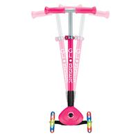 Globber Primo Foldable Lights Sky Neon Pink Scooter