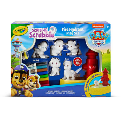 Crayola Scribble Scrubbies Paw Patrol Fire Hydrant Play Set