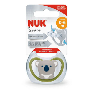 Nuk Space Silicone Soother (1/Box) 0-6M
