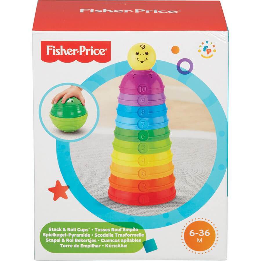 fisher price stack and roll cups