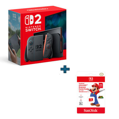 Nintendo Switch 2 + SanDisk microSDTM Express card - 256GB Bundle Set (Pre-Order)