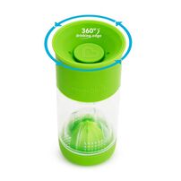 Munchkin 1-Pack 14oz Miracle Fruit Infuser Green