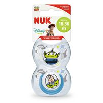 Nuk Toy Story Silicone Soother (2/Box) 18-36M - Assorted