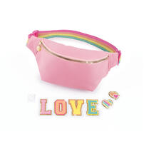 Make It Real Fashion Bum Bag with Patches
