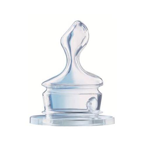 Nuk Classicanti-Colic Silicone Teatsize 1 Medium (0-6 Months) 2 Pieces/Card