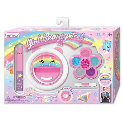 Hot Focus Girl Beauty Tech Rainbow