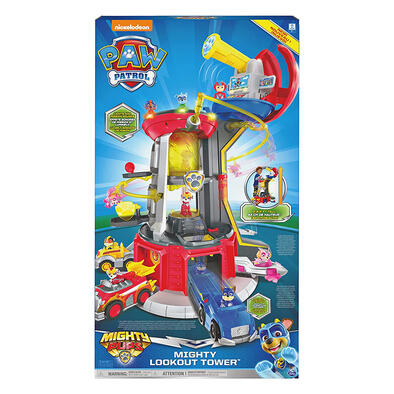 Paw Patrol Mighty Pups Mighty Lookout Tower Playset