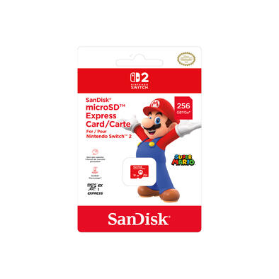 Sandisk Microsdtm Express Card For Nintendo Switch 2 - 256Gb