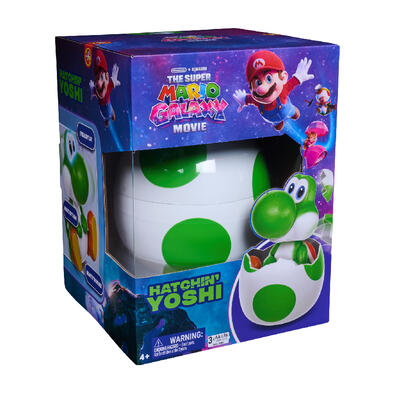 The Super Mario Galaxy Movie Interactive Yoshi Egg Action Figure