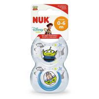Nuk Toy Story Silicone Soother (2/Box) 0-6M