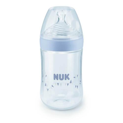Nuk Nature Sense PP 260ml Bottle/Sil 0-6M