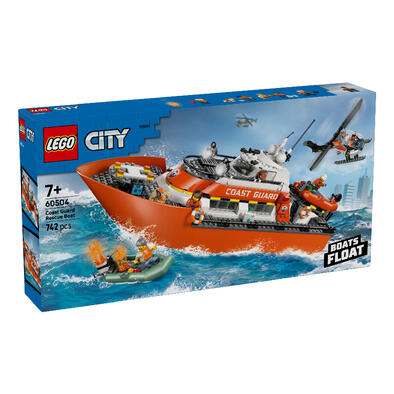 LEGO City Coast Guard Rescue Boat & Helicopter 60504