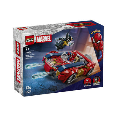 LEGO Marvel Spider-Man Car vs. Venomized Wolverine 76336